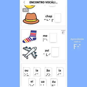 Complete com Encontros vocálicos